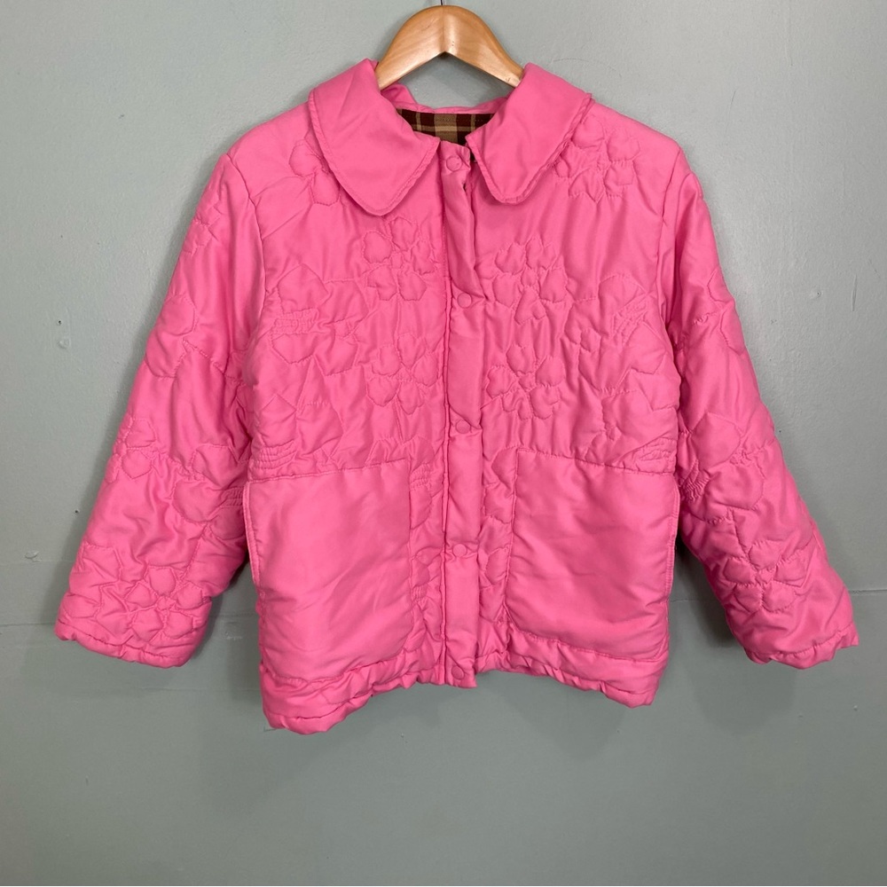 Tach Clothing Roma Jacket Pink Quilted Size XS  Zip Up